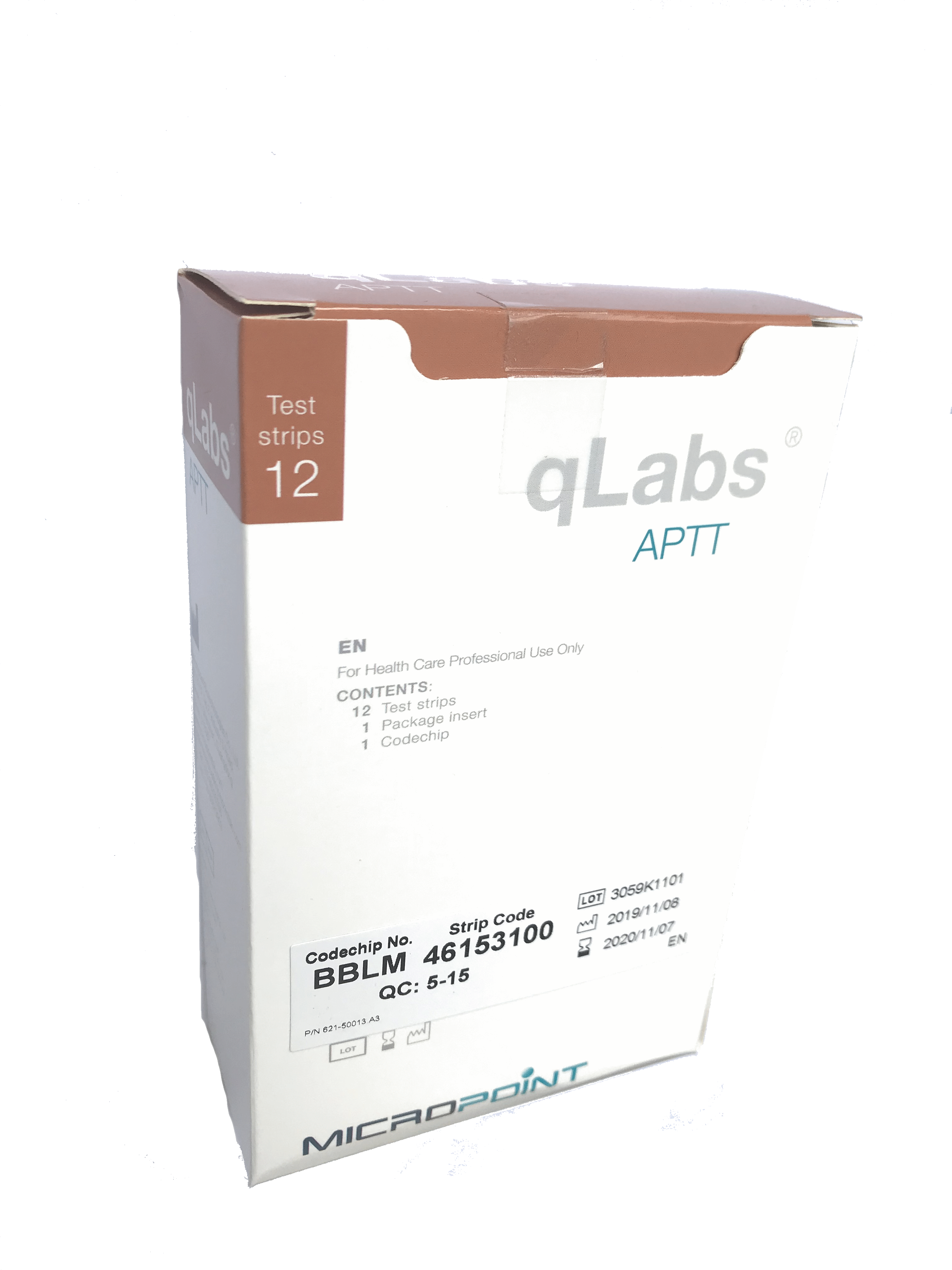 Тест-смужки для визначення АЧТЧ qLabs 12 шт.